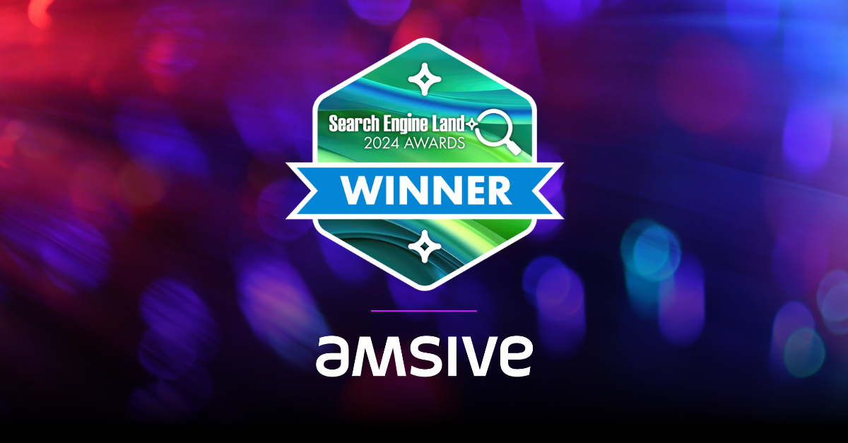 Amsive Nominated for Three Awards in the 2024 Search Engine Land Awards Across AI and SEO | Amsive